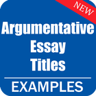 Argumentative Essay Topics Examples icône