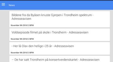 Trondheim Nyheter capture d'écran 1