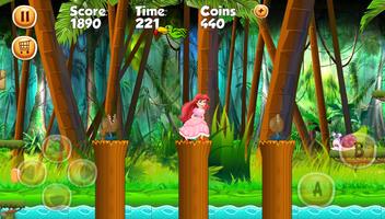 Adventures Ariel Princess Run تصوير الشاشة 1