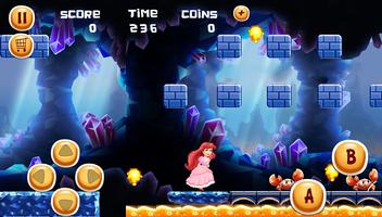 Adventures Ariel Princess Run تصوير الشاشة 3