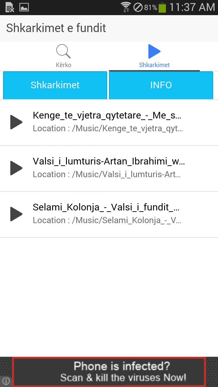 Shkarko MP3 MUZIK APK for Android Download