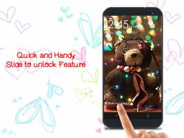 Teddy Bear Pin Lock Screen Ekran Görüntüsü 1