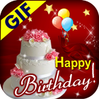 Happy Birthday GIF ikona