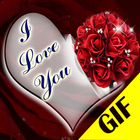 Love GIF images and pictures icône