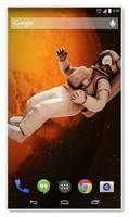 Astronaut Gravity Live Wallpap ポスター