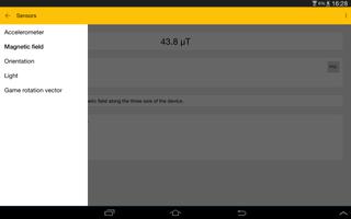 Sensors test screenshot 3