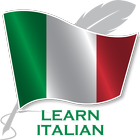 Italiaans leren-icoon