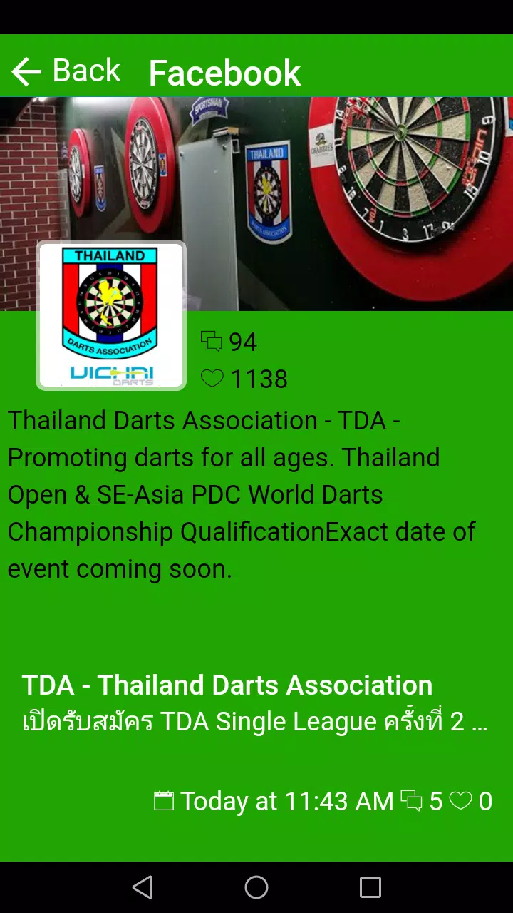 Thailand Darts Association (TDA) APK for Android Download