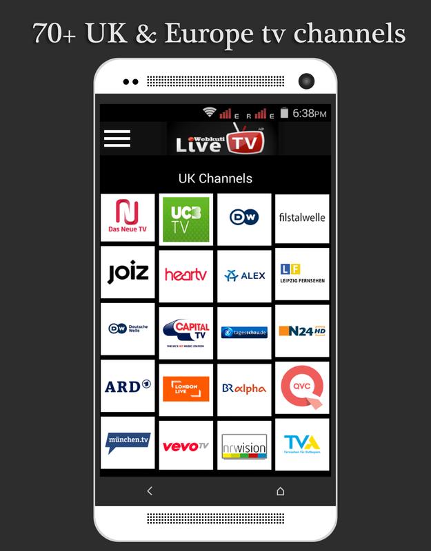 Free tv apk for android