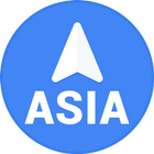 Navigation Asia icône