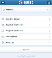 Asist Mobil Sms syot layar 1