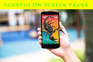 Scorpio on screen prank plakat