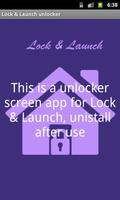 Lock & Launch unlock الملصق