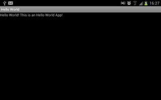 Hello World screenshot 1