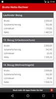 BruttoNettoRechner Ekran Görüntüsü 1