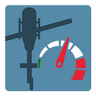 Rotorkopfdrehzahl Tachometer Zeichen