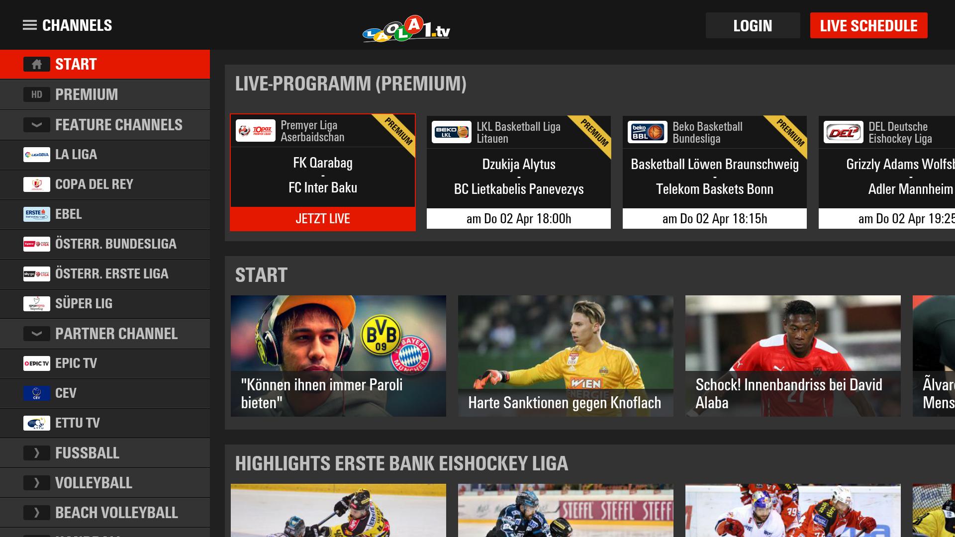LAOLA1.tv Android TV APK for Android Download