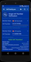 برنامه‌نما VAT Verify pro عکس از صفحه