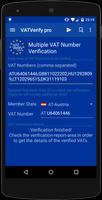 VAT Verify pro capture d'écran 2