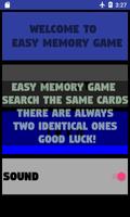Easy Memory Game capture d'écran 1