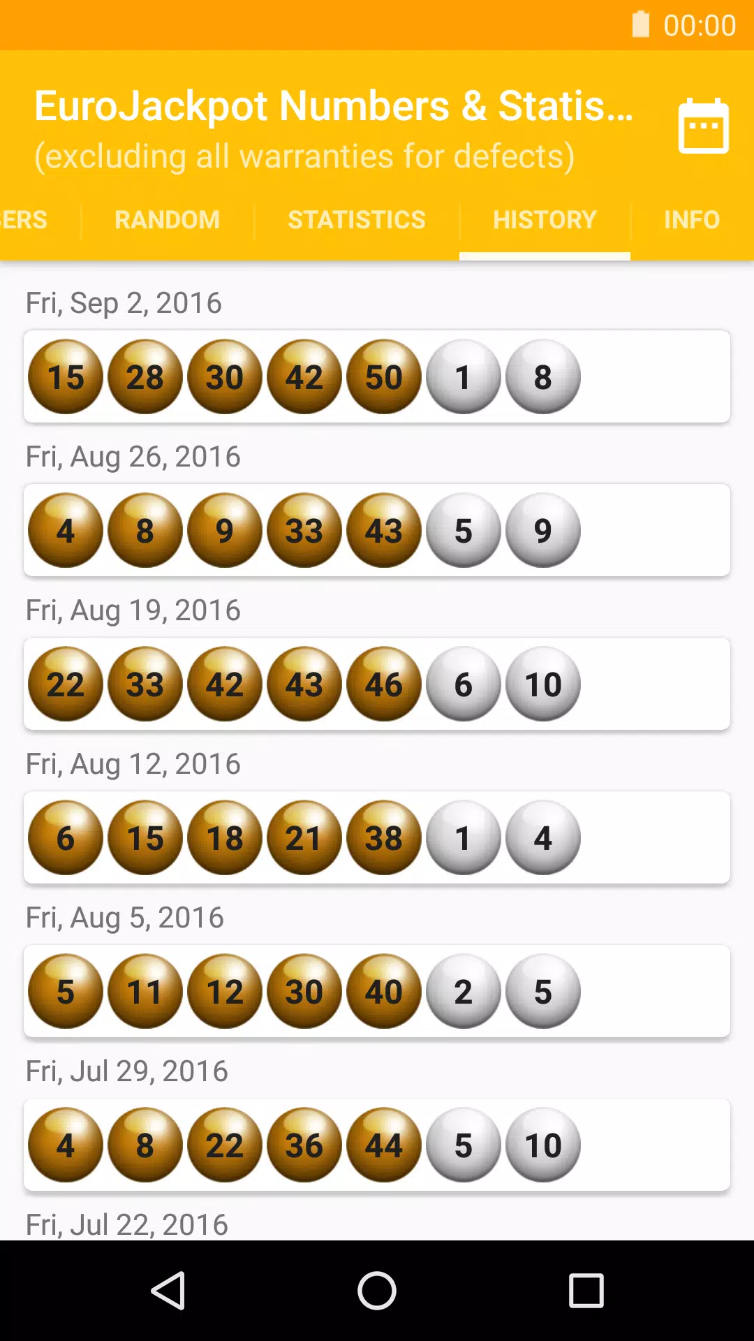 EuroJackpot Numbers & Statistics APK for Android Download