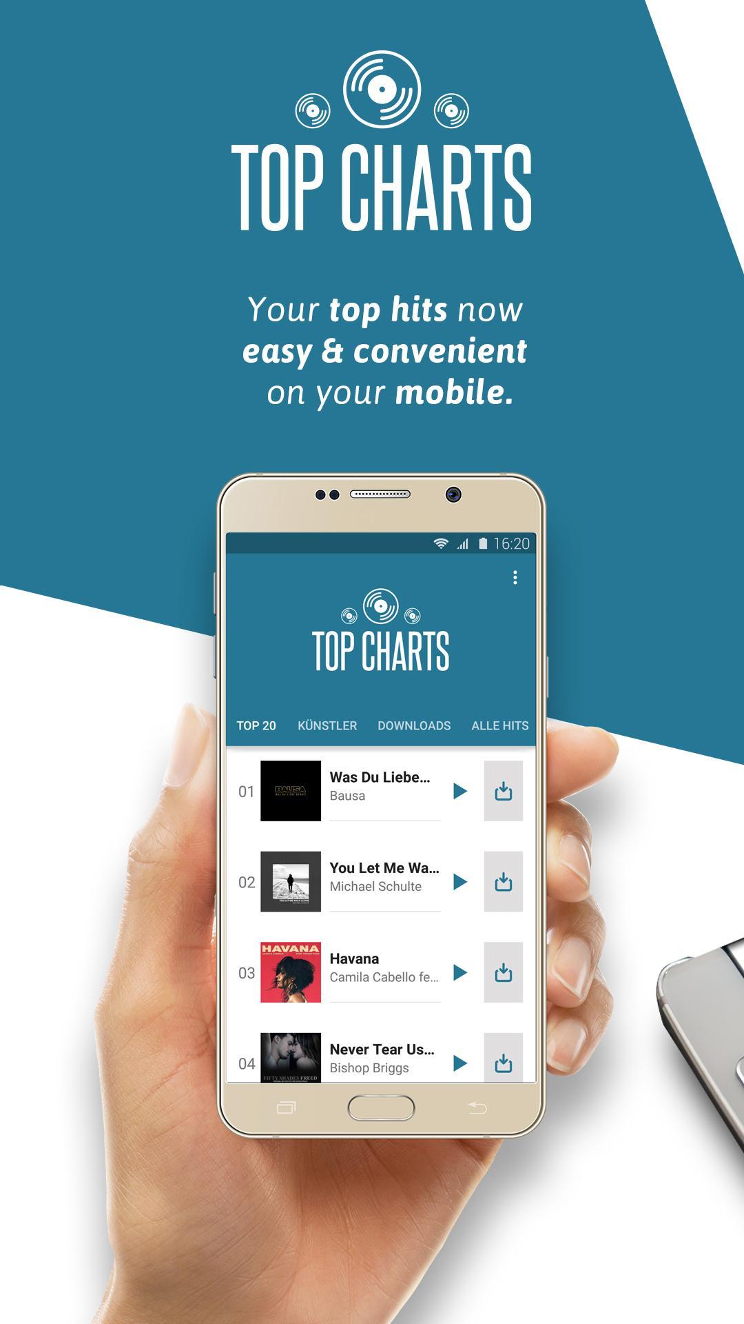 Top Music Charts - Current Hit List (Ringtones) para Android - APK Baixar