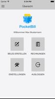 Pocketbill Registrierkasse syot layar 2