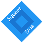 Square Blue CM12 Theme أيقونة