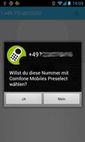 Comfonetel Mobile Preselection imagem de tela 2