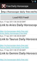 Free Daily Horoscope poster