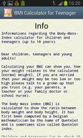 BMI and ideal body weight for children and teens screenshot 3