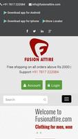 Fusion Attire Online Shopping الملصق
