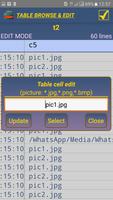 ATABASE database table editor capture d'écran 3