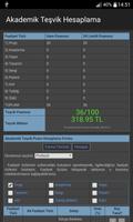 برنامه‌نما Akademik Teşvik Hesaplama عکس از صفحه