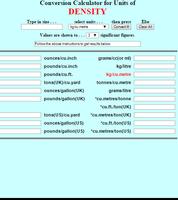Density Converter captura de pantalla 2