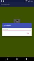 Passwords الملصق