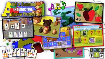 Kids ABC and Counting Puzzles Affiche