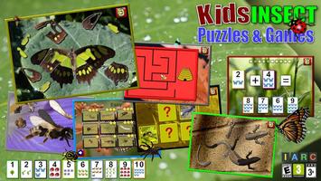 Kids Insect Jigsaw Puzzle โปสเตอร์