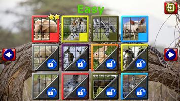 Puzzles animaux Slide capture d'écran 3