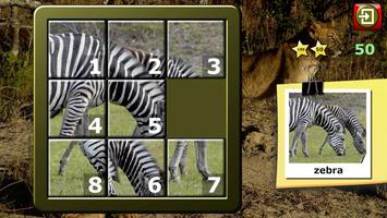 Kids Animal Slide Puzzle 15 screenshot 1