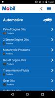 Mobil Oils Product Guide capture d'écran 1