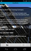 Scaffold Information poster