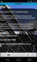 Scaffold Information Poster