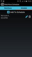 Watchface Scheduler for Pebble screenshot 1