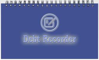 Debt Recorder الملصق