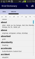Kriol Dictionary capture d'écran 1