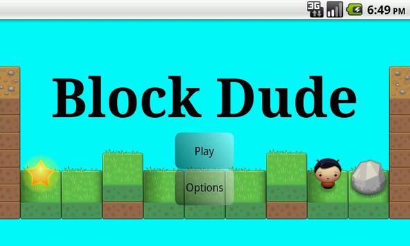 Block Dude poster