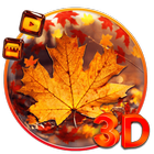 3d Glass Tech Leaf Theme ไอคอน