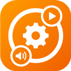 Audio Video Format Factory. Video Format mp4 3gp icon