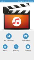 Audio Video Mixer & Audio Video Cutter Affiche